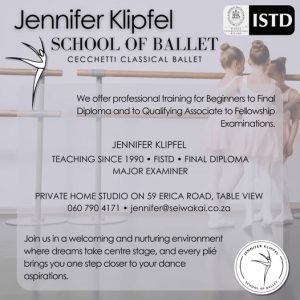 Ballet for beginners and children in Tableview